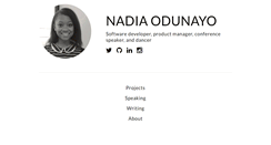 Desktop Screenshot of nadiaodunayo.com