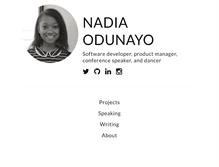 Tablet Screenshot of nadiaodunayo.com